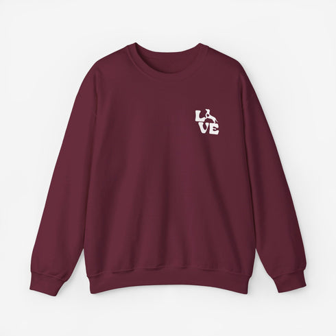 Dachshund Sweatshirt for Women - Dachshund Love Sweatshirt